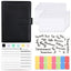Carnet de budget à anneaux A6 - Cuir PU Macaron