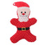 Christmas Plush Dog Toy Series - Santa, Elk, Gingerbread & Donut