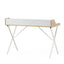 Elegant White Computer Desk for Modern Offices