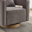 Fauteuil pivotant accent de 29,1"L - Confort moderne en charbon