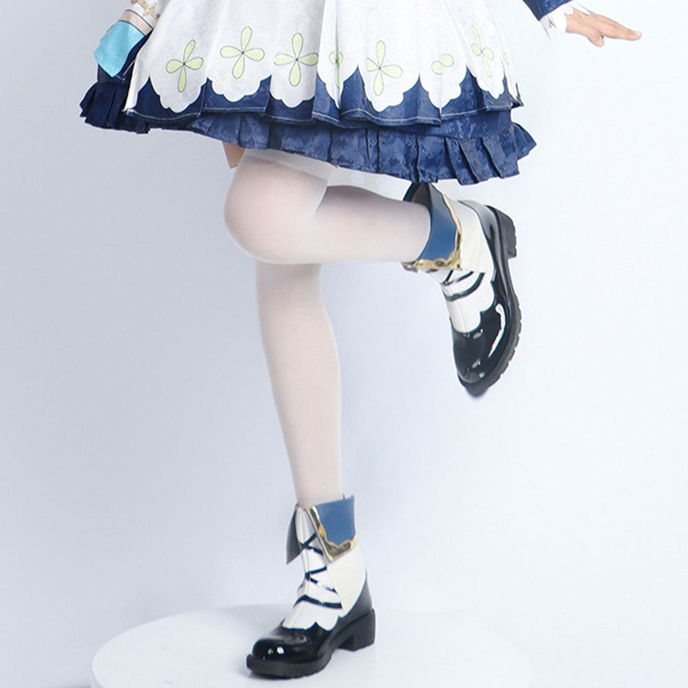 Genshin Impact cosplay animation clothing anime game Luoli girl Mond Barbara cos clothing matching shoes - Korvel