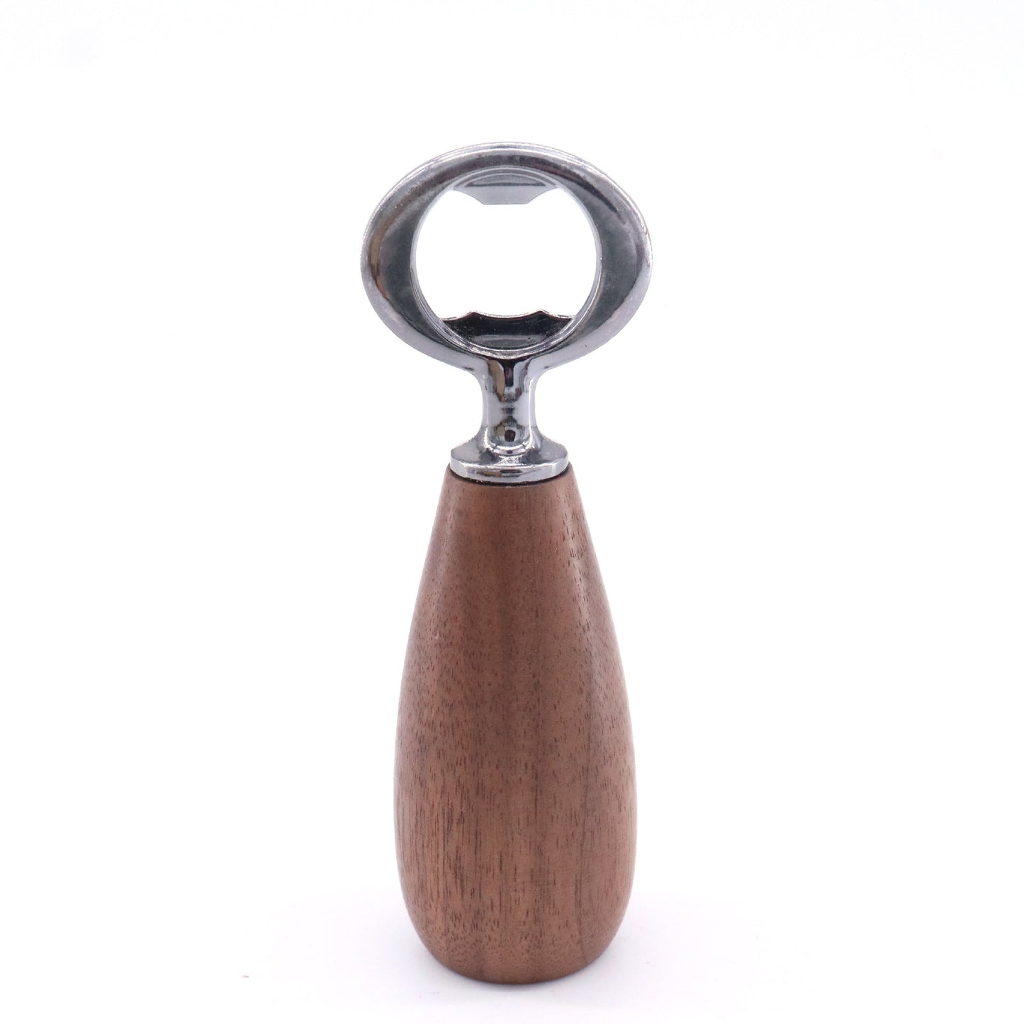 Bottle opener bottle opener beer beverage soda black walnut solid wood handle home personality creative bottle opener artifact - Korvel