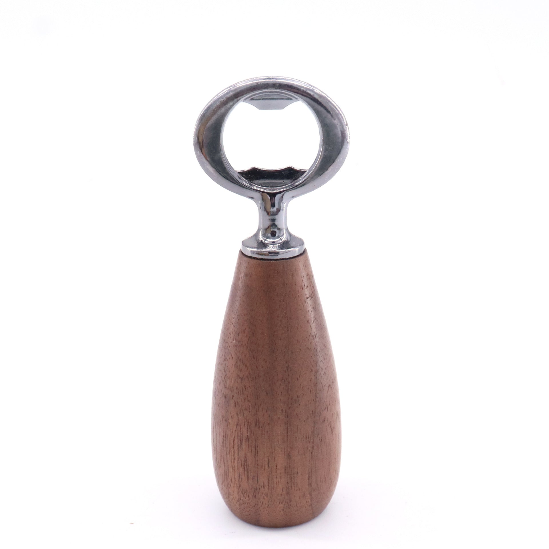 Bottle opener bottle opener beer beverage soda black walnut solid wood handle home personality creative bottle opener artifact - Korvel