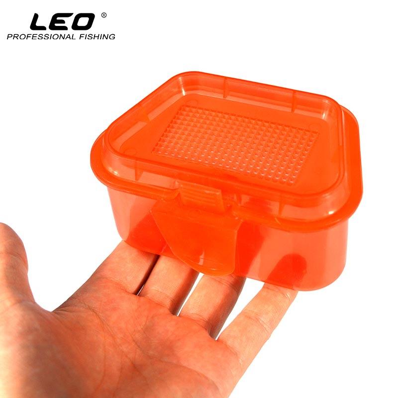 LEO Breathable Plastic Fishing Live Bait Storage Box Earthworm Bloodworms Bait Container - Korvel
