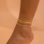 Personalized Punk Chain Anklet Set - Stylish Foot Jewelry