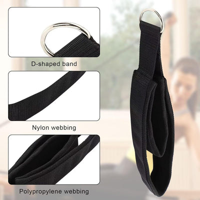 Double ring yoga Pilates ankle buckle wrist strap wristband shoulder strap accessory sports accessories - Korvel