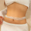 Sexy beach bikini, rice bead waist chain, Waist chain, contrasting color elastic bead body chain - Korvel