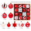 Christmas decoration 6cm electroplated ball plastic ball special-shaped painted Christmas ball gift Christmas tree pendant - Korvel