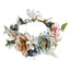 Korean garland headdress fresh big Peony corolla walk show dance headdress holiday pastoral props hair band - Korvel