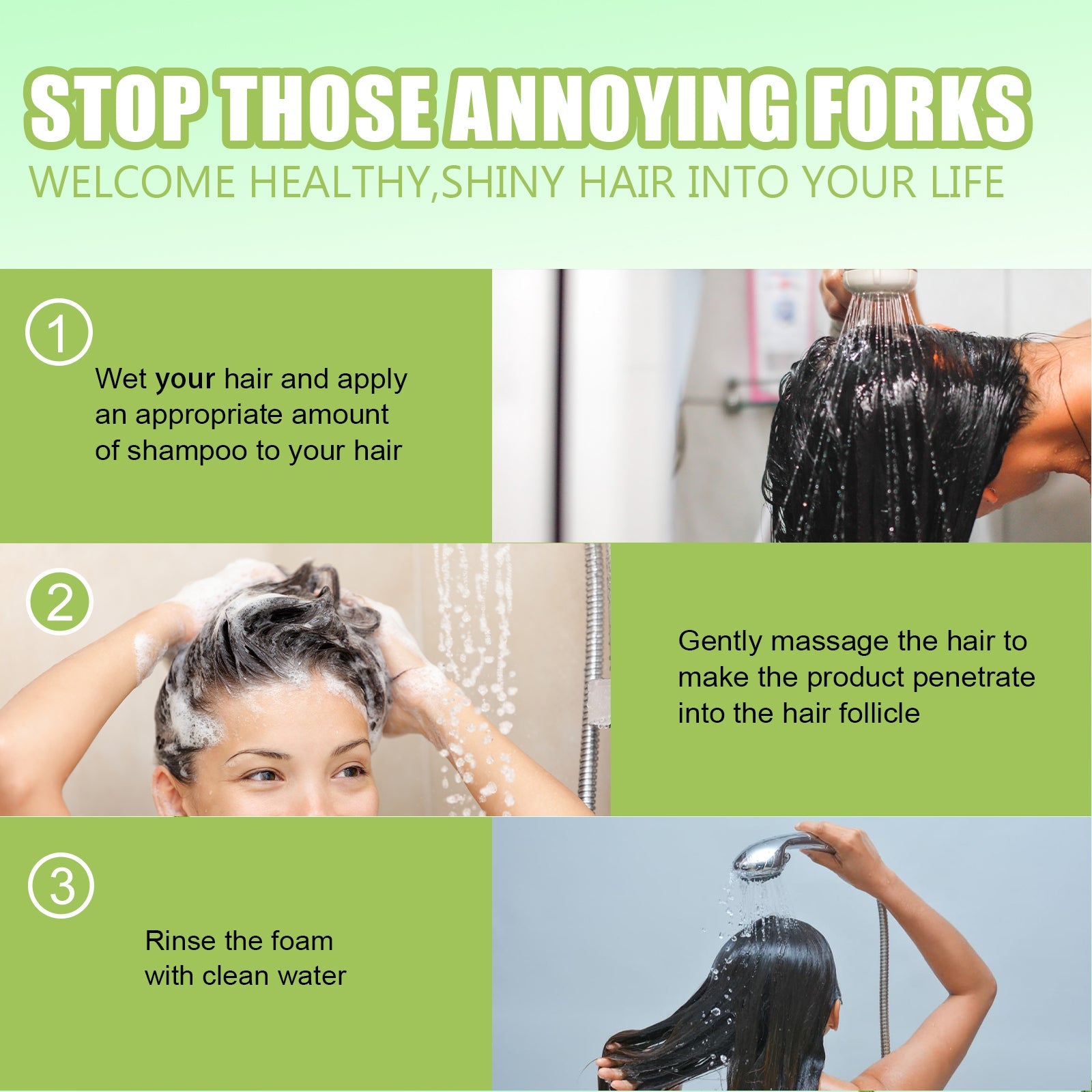 Hair Enrichment Essence, Moisturizes Hair Repair Hair Root Thickening Hairline Strengthening Hair Treatment Essence - Korvel