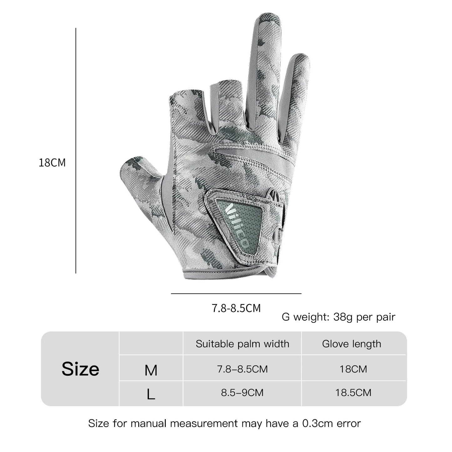 Guantes de Pesca de Lure de 3 Dedos Premium para Comodidad y Control