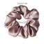 Pure Silk Large Scrunchies Ropes Hair Bands Ties Elastics Ponytail Holders for Women Girls Hair Accessories 19 Momme 3.5CM - Korvel