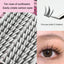 Large-capacity self-grafting eyelashes cartoon pure desire simulation natural single cluster butterfly girl 10 rows of sunflower - Korvel