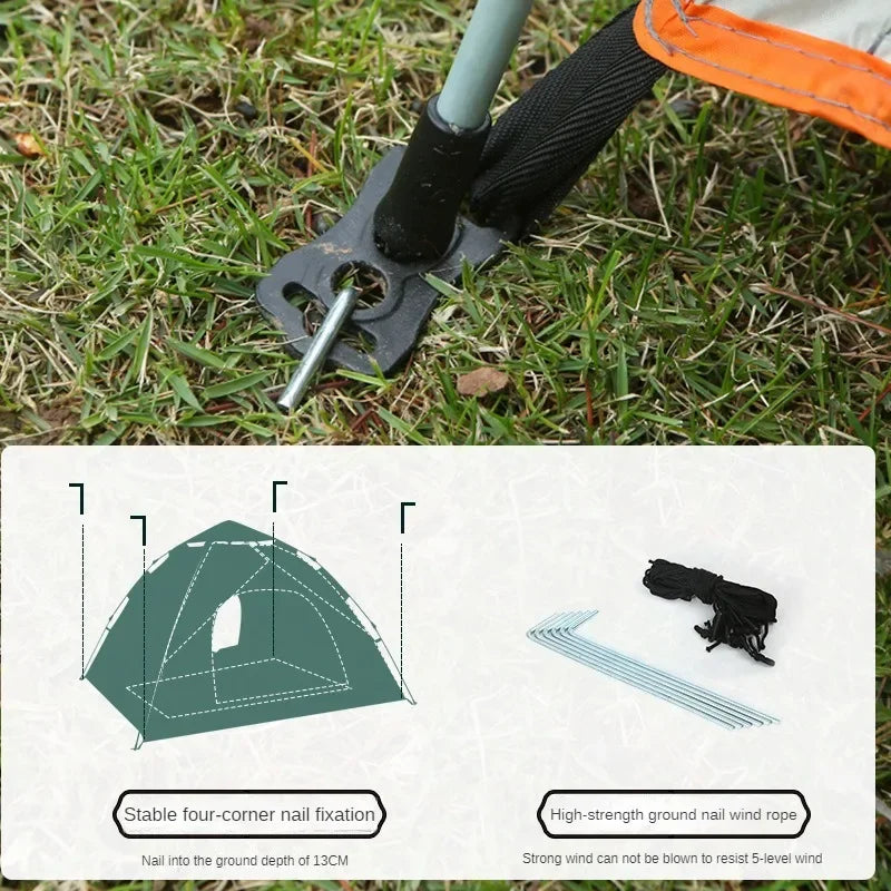 Premium 2-Person Pop-Up Camping Tent - Quick Setup & Breathable