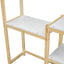 House-shaped Wooden writing Desk Kids study Table Bookshelf & Toy Storage Natural - Korvel