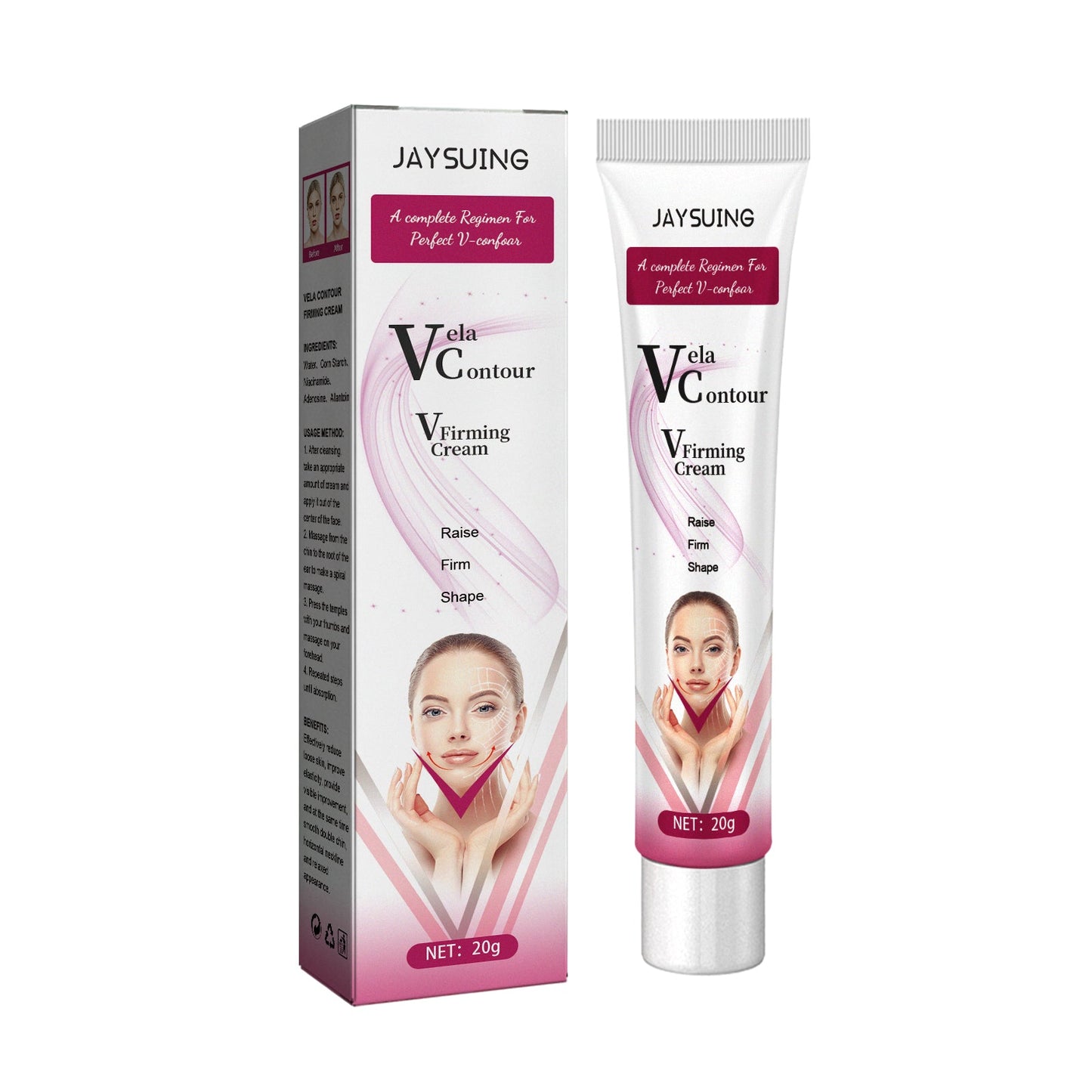 V Face Firming Cream, Firming Fine Line Facial Contour Anti-aging Face Cream - Korvel