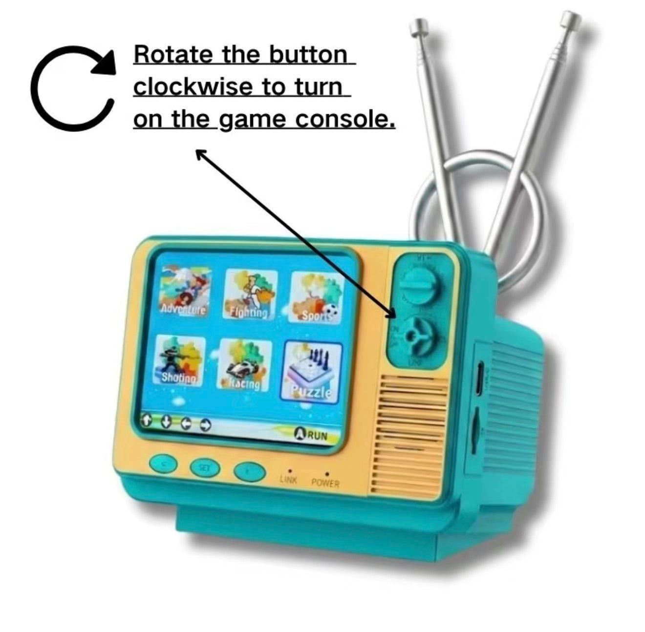 Mini Retro TV Game Console with 308 Classic Games