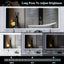 72x32 Inch LED Bathroom Mirror with 3 Color Modes