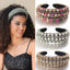 Heavy craftsmanship Baroque crystal headband with retro glass inlaid diamond hair accessories - Korvel