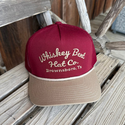 Whiskey Bent OG Maroon Cap | Stylish & Durable - Korvel