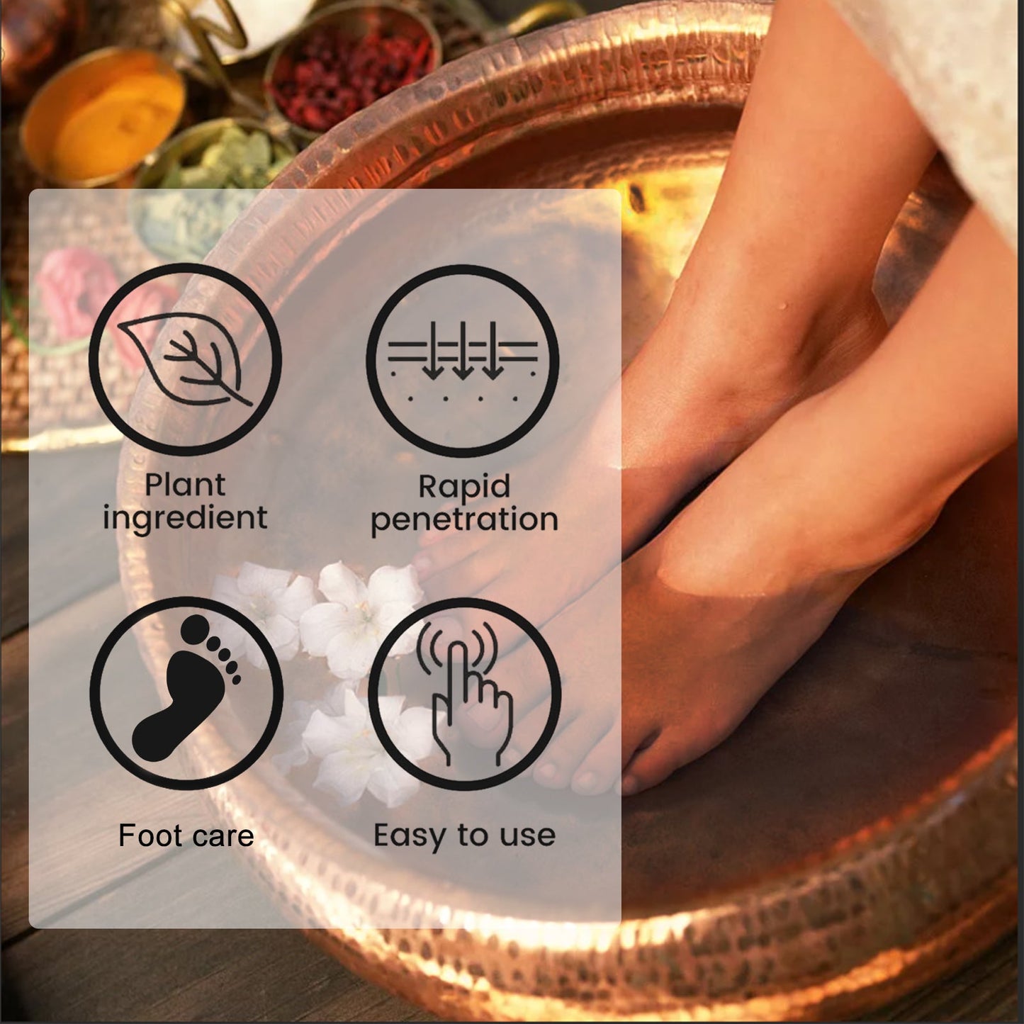 Foot Care Package Repair Soreness And Swelling Relief Foot Soak Foot Clean Nail Calluses Foot Bath Package - Korvel