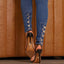 High waisted elastic jeans for women slim fit and hip lifting pants - Korvel