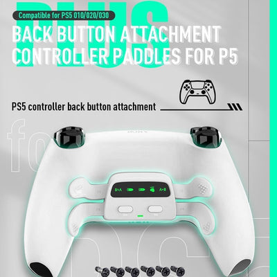 Suitable for PS5 Bluetooth gamepad Elite Four Back Key Programmable Custom Mapping Three Level Continuous Back Key - Korvel