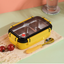 Simple and stylish portable stainless steel heat preservation and anti-scalding partition lunch box - Korvel