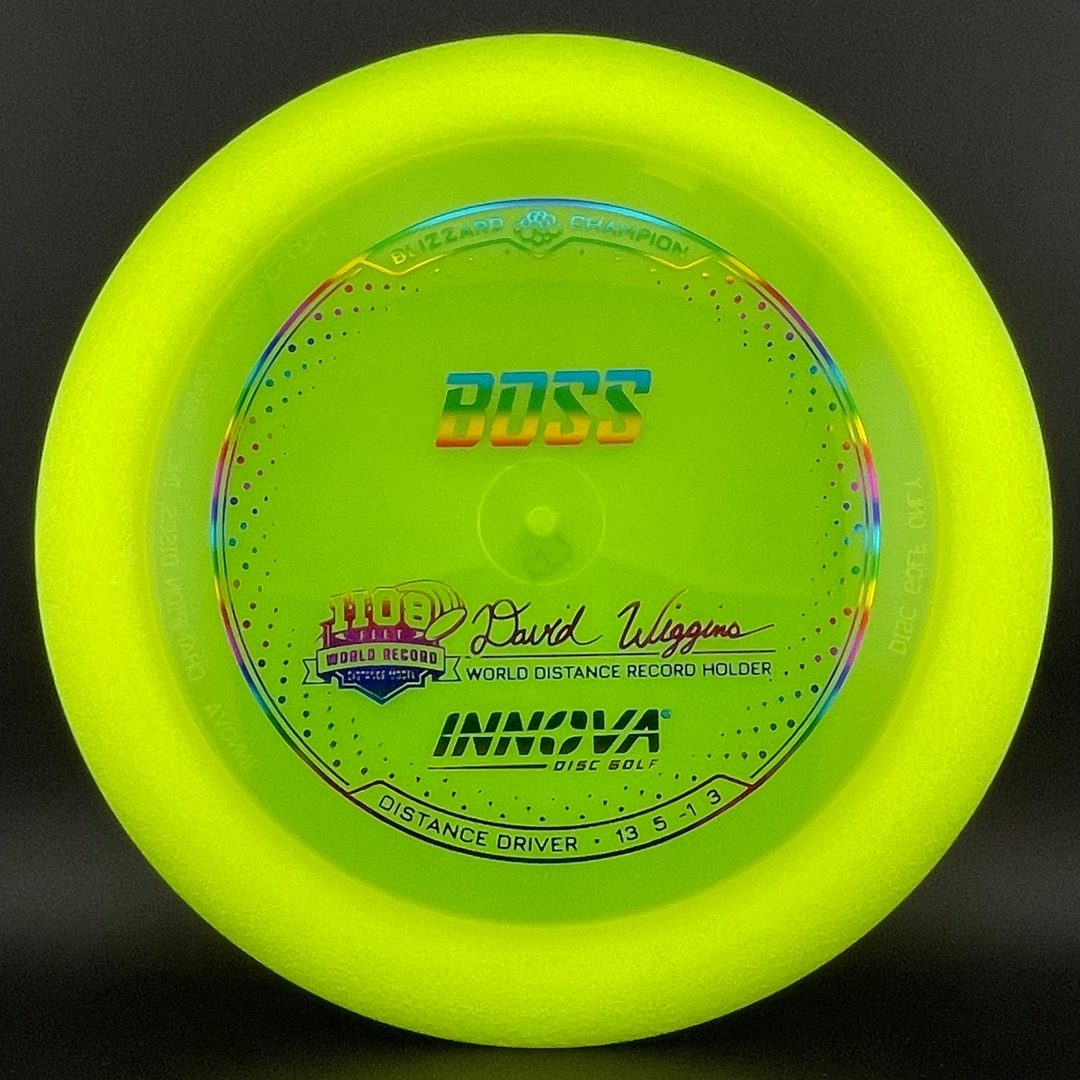 Blizzard Champion Boss - David Wiggins Jr World Record Disc