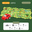 DIY assembly of children's puzzle track car with various scenarios city map construction electric puzzle track car - Korvel