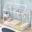 Metal House Shape Platform Bed - Twin