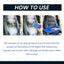 Foam Cleaner, Car Interior Seats Clean Decontamination Bright Refurbishment - Korvel