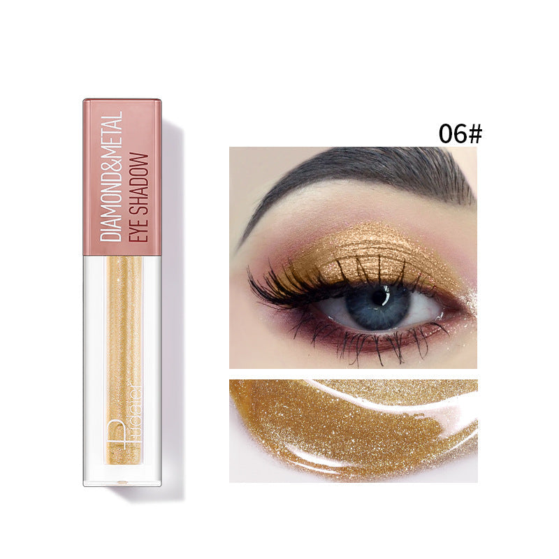 Pudaier Star Diamond Liquid Eye Shadow - Fini Métallique Sirène
