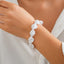 Fashionable irregular shaped pearl necklace, light luxury style, metallic feeling, collarbone chain set - Korvel