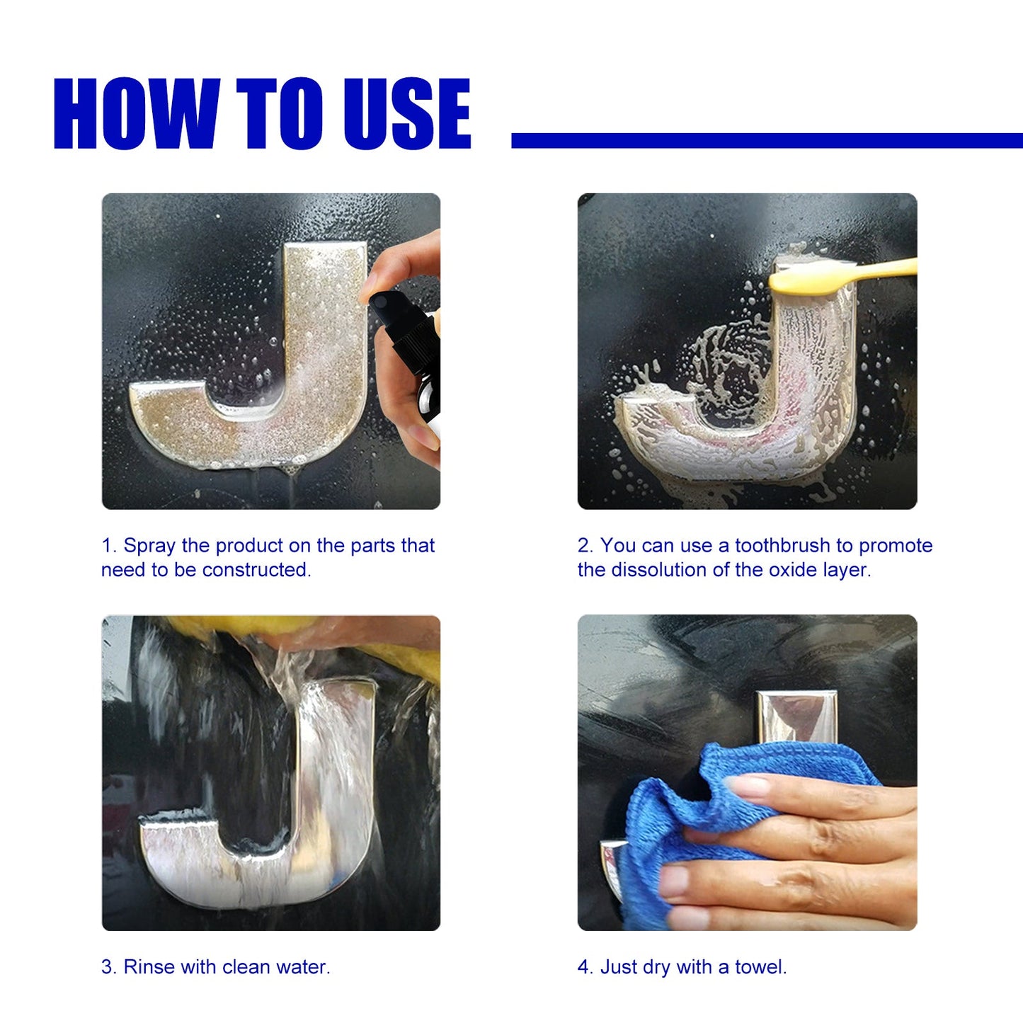 Multipurpose Rust Remover for Metal Surfaces