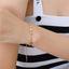Golden Flower Blue Drip Oil Bracelet