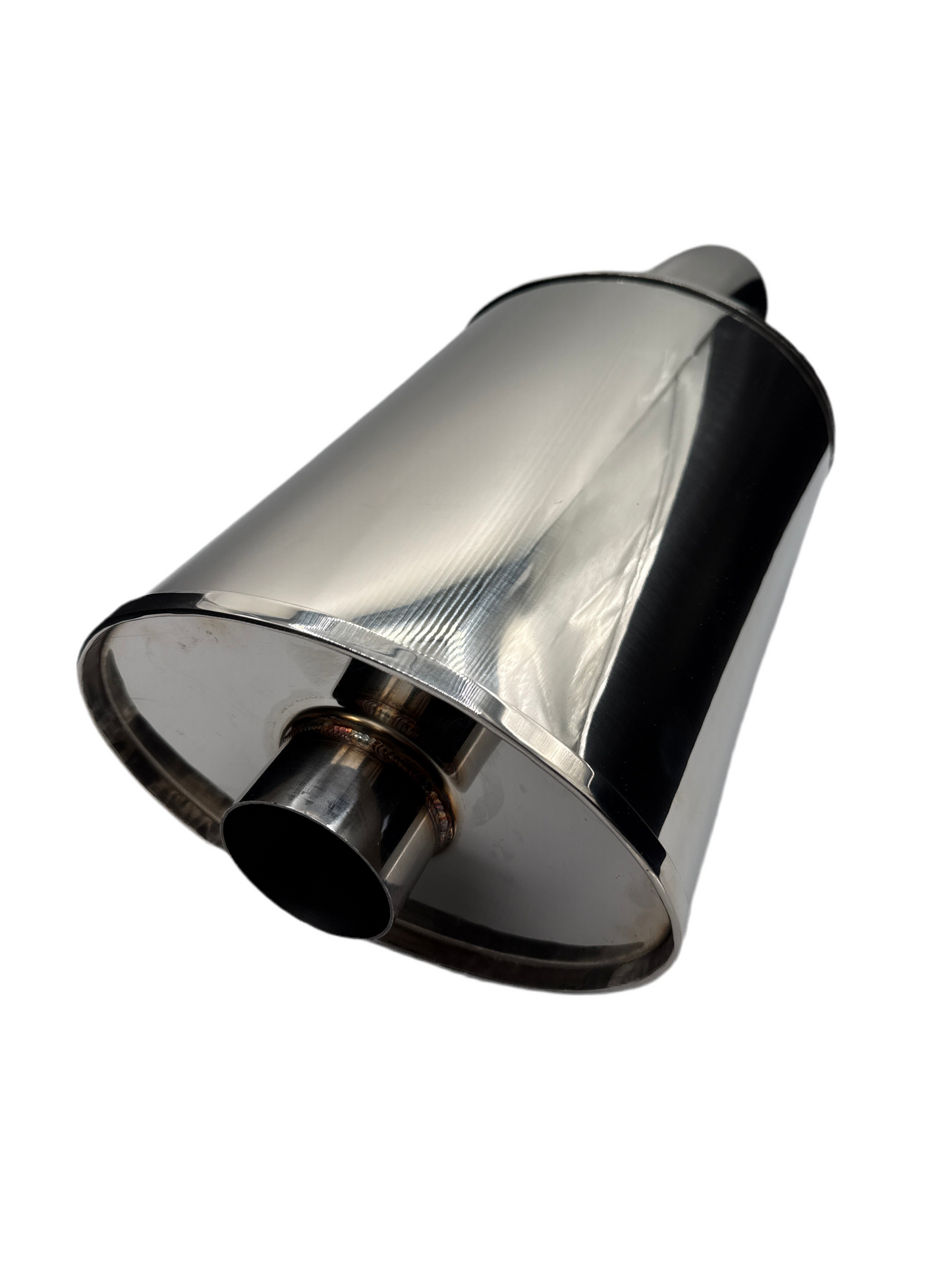 SPDZ1 World Spec Performance Muffler - 2.5" Inlet, 3.5" Outlet - Korvel