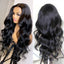 Brown Black Deep Wave Long Hair With Bangs Synthetic Wigs For Women Christmas Heat Resistant Thick Wig Gift - Korvel
