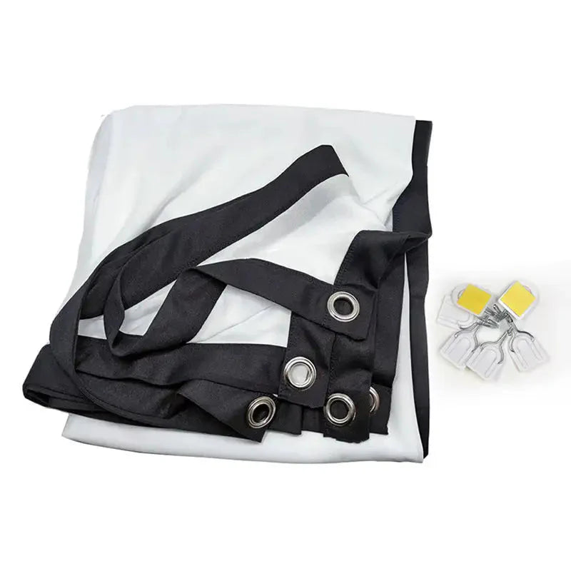 Rideau de projecteur portable pour un usage domestique et professionnel