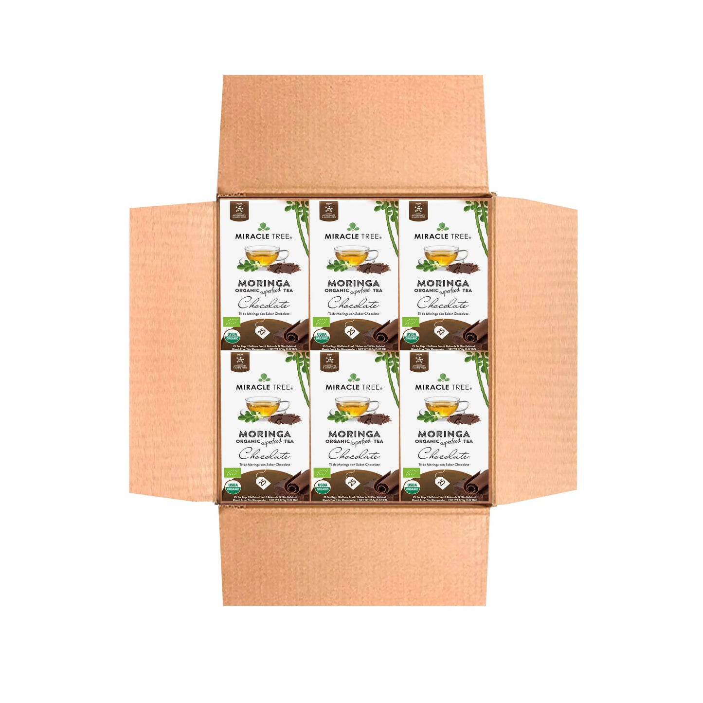 Thé Moringa Bio au Goût Chocolat