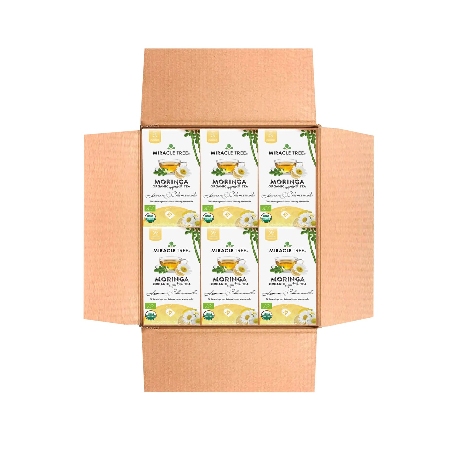 Té de Moringa Orgánico con Limón y Manzanilla