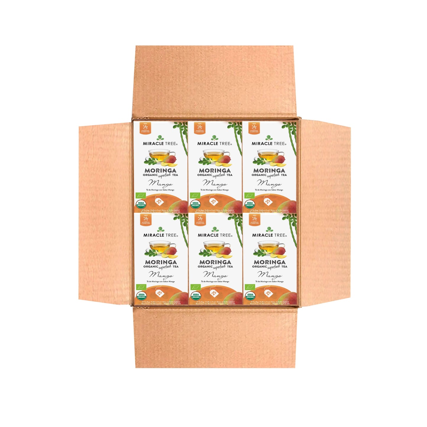 Thé Moringa Bio au Goût de Mangue