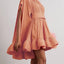 Robes mini unies asymétriques pour femmes