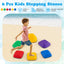 Gbruno 6-Piece Kids Stepping Stone Balance Blocks - Multicolor