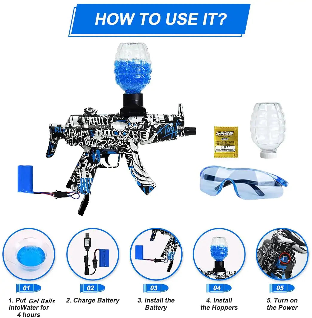 Pistolet à Gel Jouet Premium pour un Amusement Palpitant