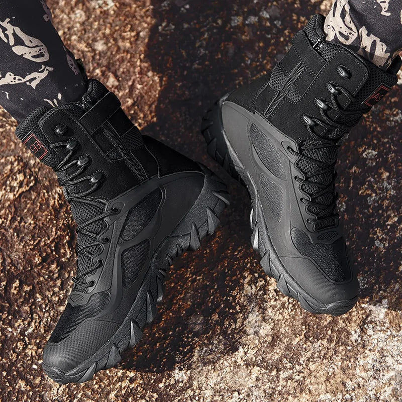 Botas de Combate en el Desierto para Hombre - Calzado Robusto y Confiable