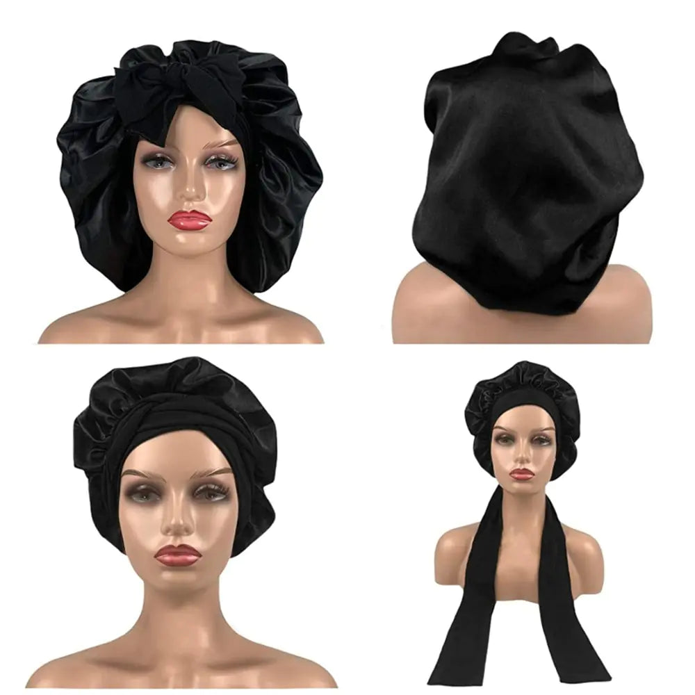 Bonnet de Nuit Satin pour Femmes pour la Protection des Cheveux