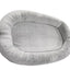 Large Plush Bolster Dog Bed for Ultimate Comfort
