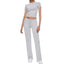 Ensemble T-shirt uni et pantalon décontracté