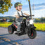 6V Kids Electric Ride-On Motorcycle with Bubble Maker - Black